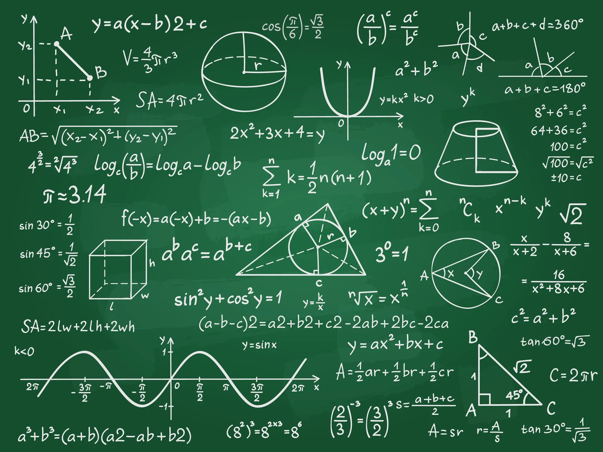 Student solving complex math equations with a tutor's guidance.